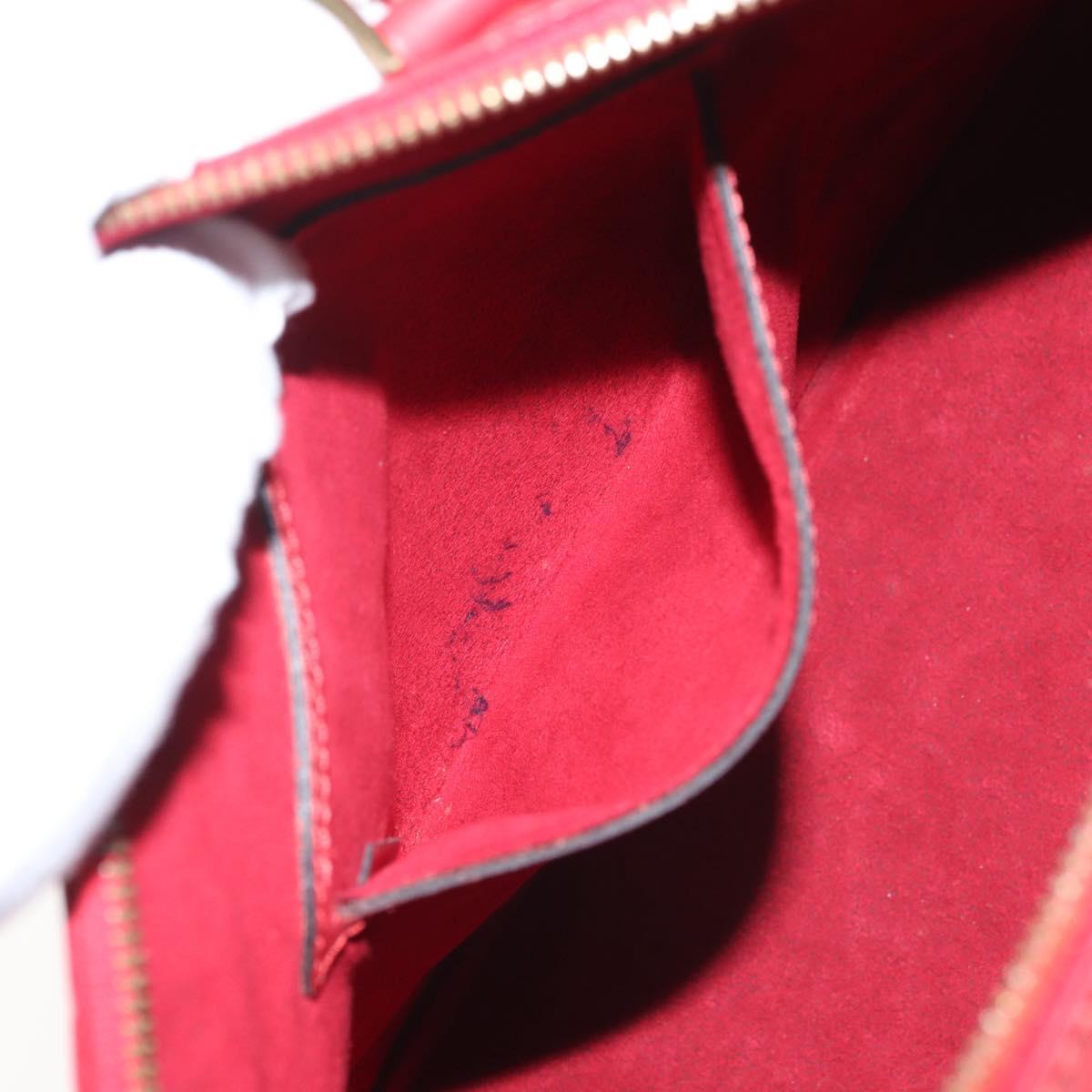 LOUIS VUITTON Epi Alma Hand Bag Castilian Red M52147 LV Auth 128172