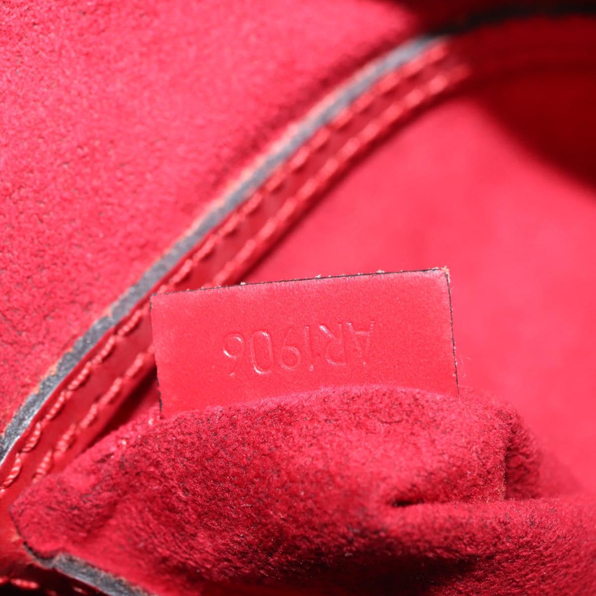 LOUIS VUITTON Epi Alma Hand Bag Castilian Red M52147 LV Auth 128172