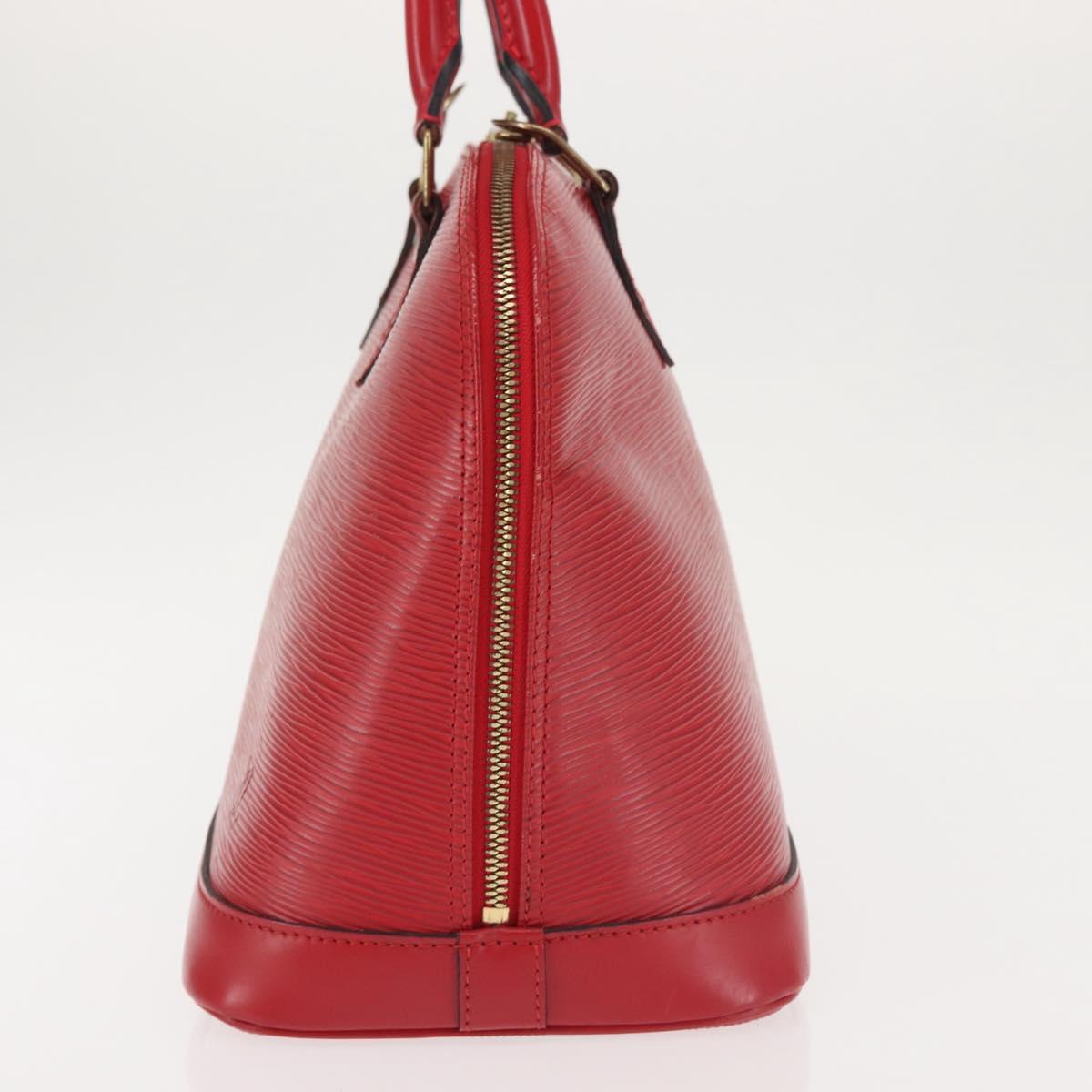LOUIS VUITTON Epi Alma Hand Bag Castilian Red M52147 LV Auth 128172