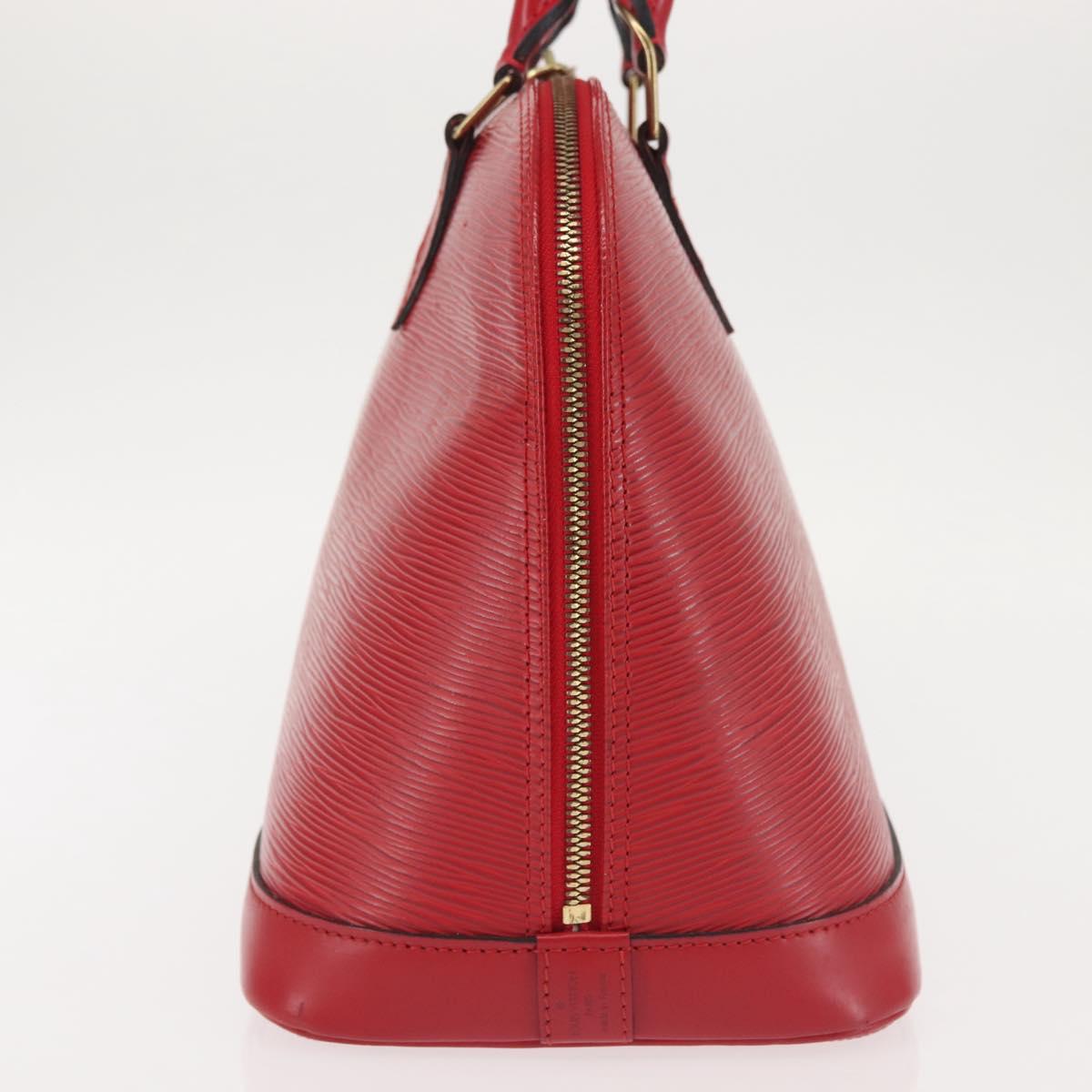 LOUIS VUITTON Epi Alma Hand Bag Castilian Red M52147 LV Auth 128172
