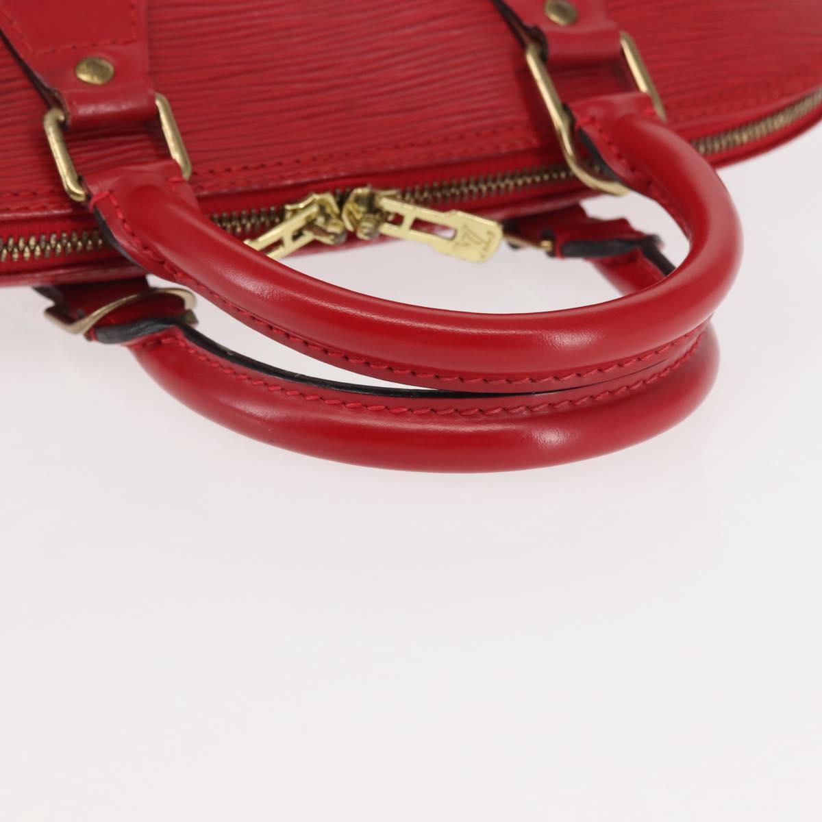 LOUIS VUITTON Epi Alma Hand Bag Castilian Red M52147 LV Auth 128172