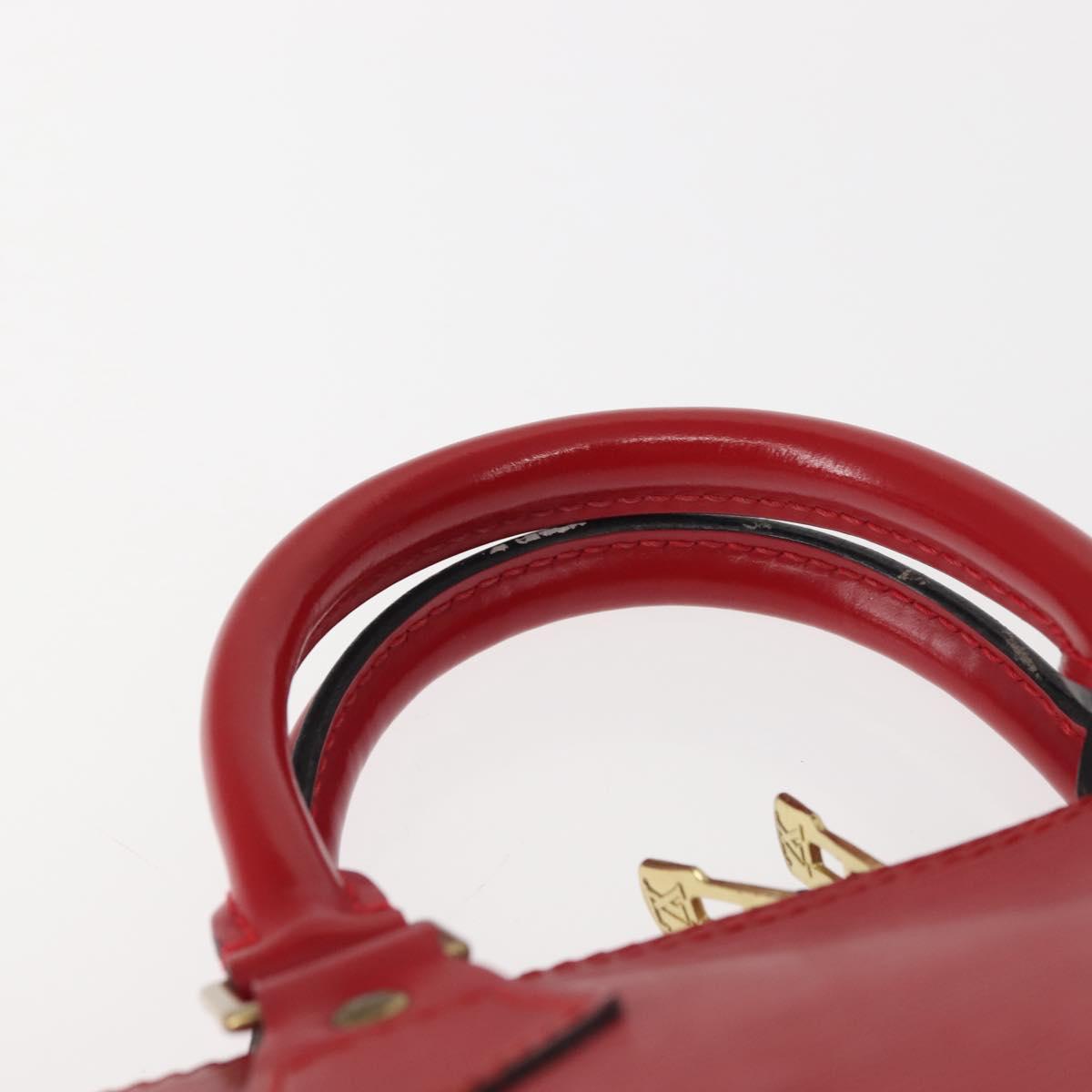 LOUIS VUITTON Epi Alma Hand Bag Castilian Red M52147 LV Auth 128172