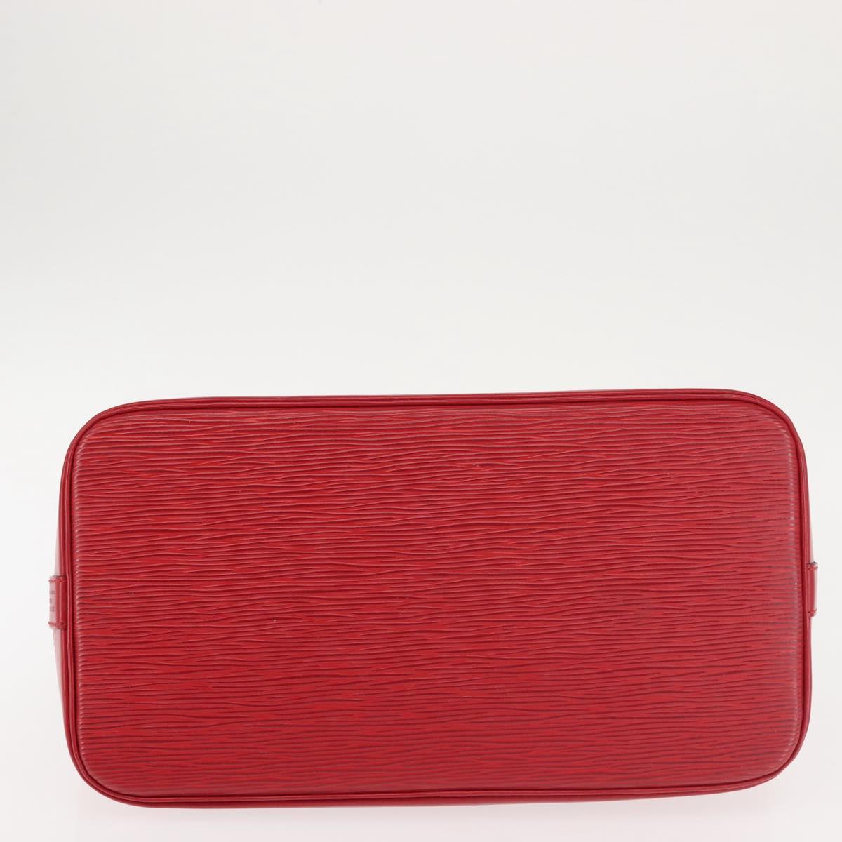 LOUIS VUITTON Epi Alma Hand Bag Castilian Red M52147 LV Auth 128172