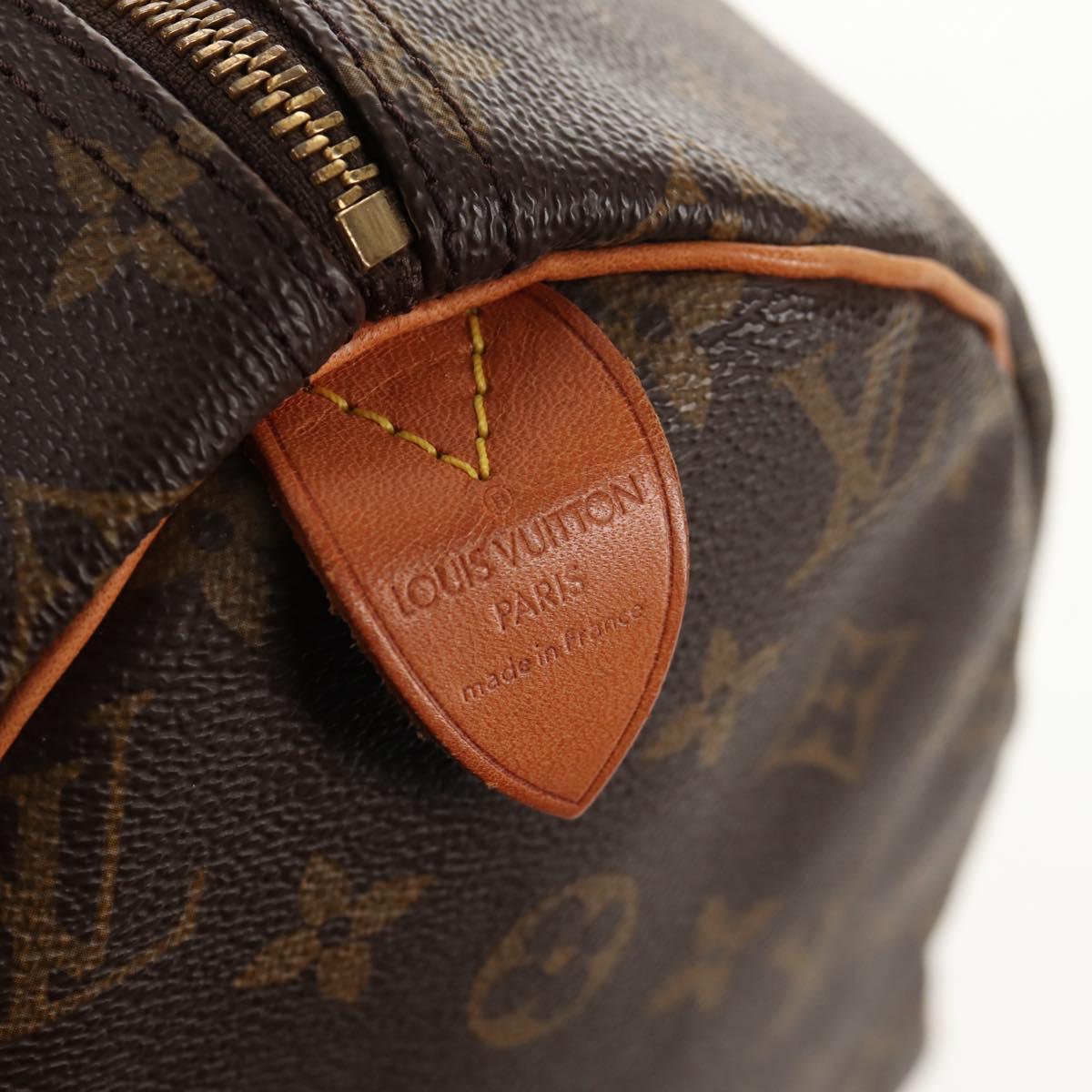 LOUIS VUITTON Monogram Speedy 40 Hand Bag M41522 LV Auth 128174V