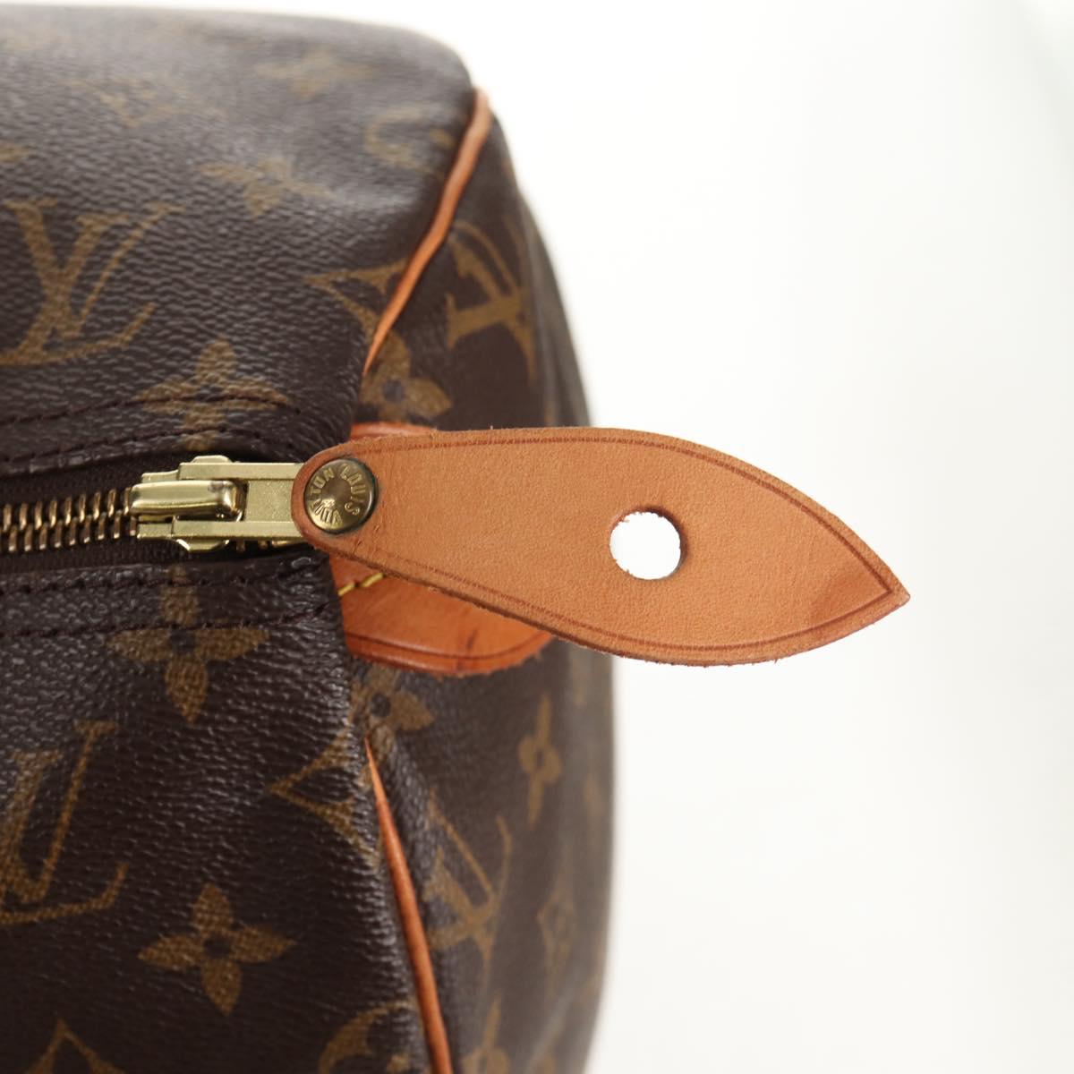 LOUIS VUITTON Monogram Speedy 40 Hand Bag M41522 LV Auth 128174V