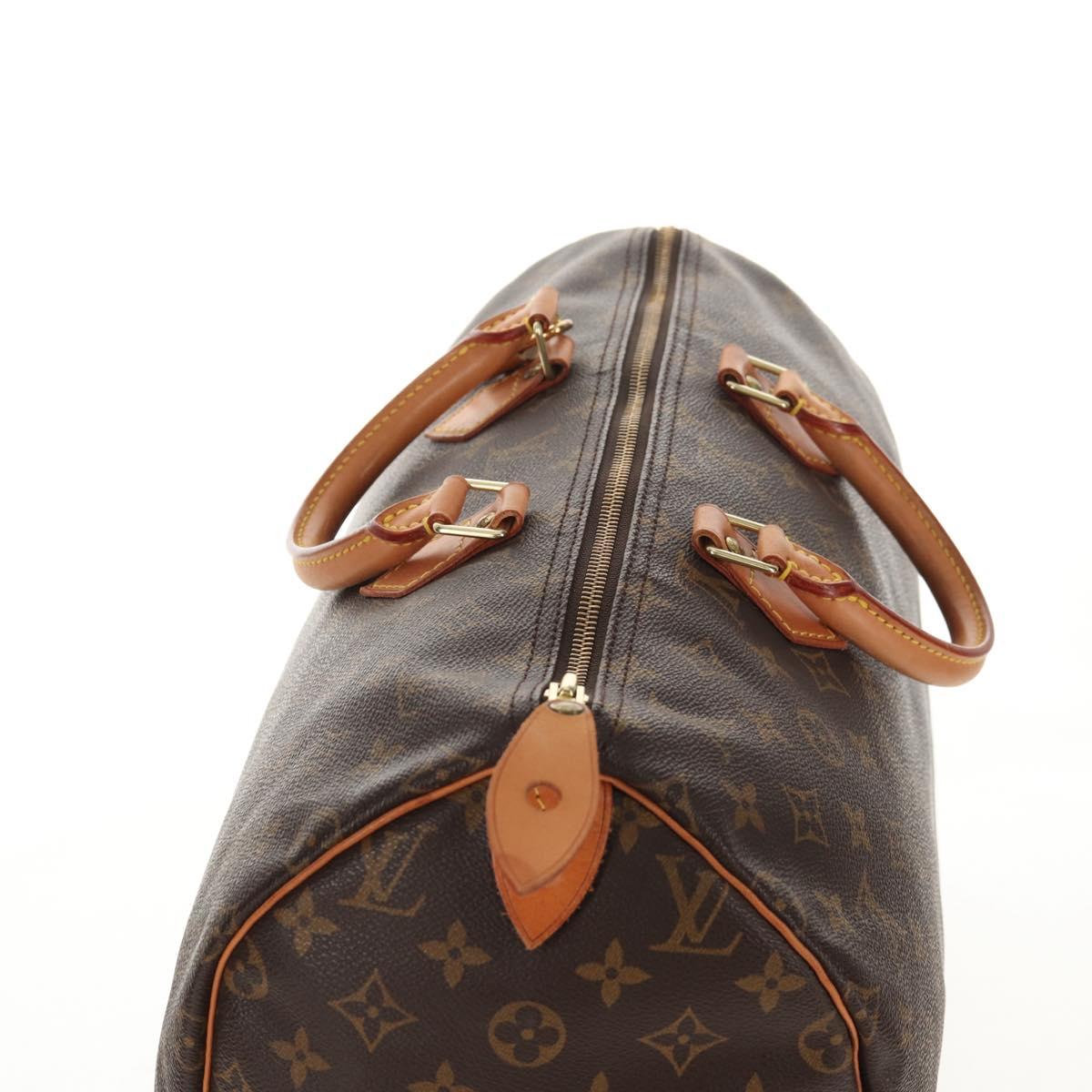LOUIS VUITTON Monogram Speedy 40 Hand Bag M41522 LV Auth 128174V