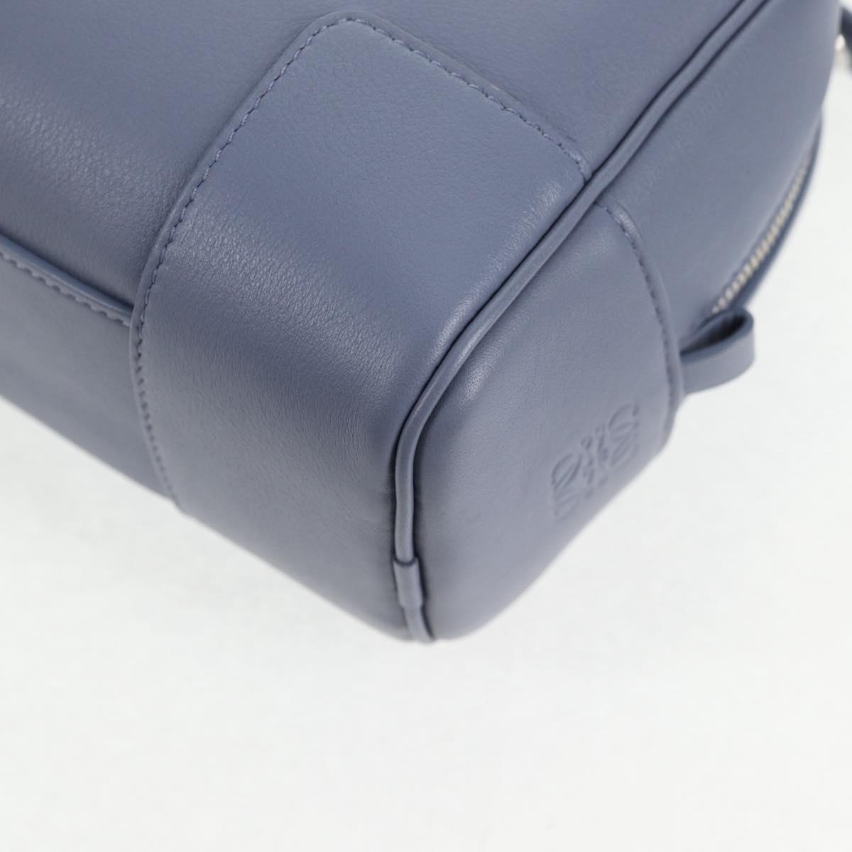 LOEWE Ghibli Howl's Moving Castle Amazona 16 Bag Leather 2way Blue Auth 128182M