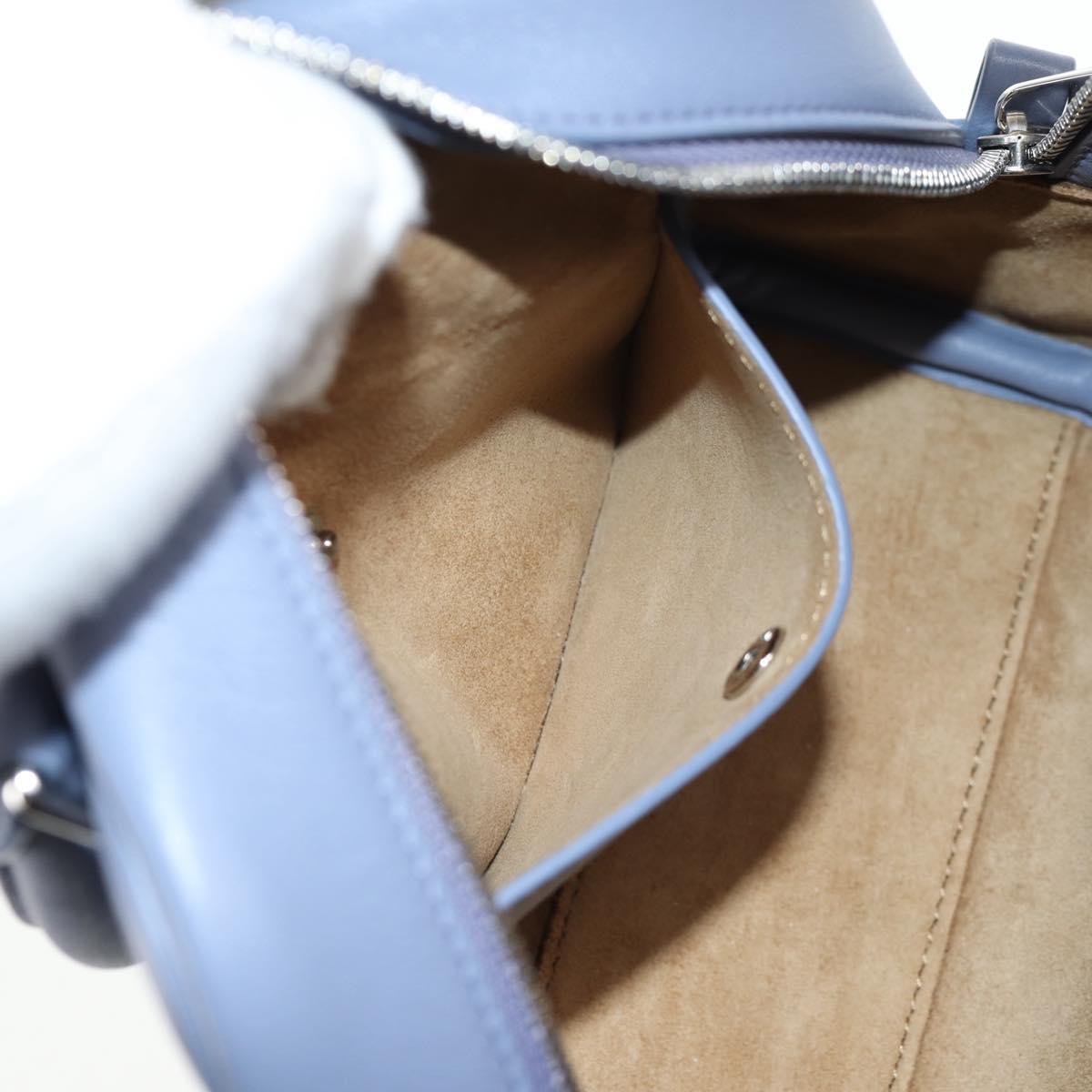 LOEWE Ghibli Howl's Moving Castle Amazona 16 Bag Leather 2way Blue Auth 128182M