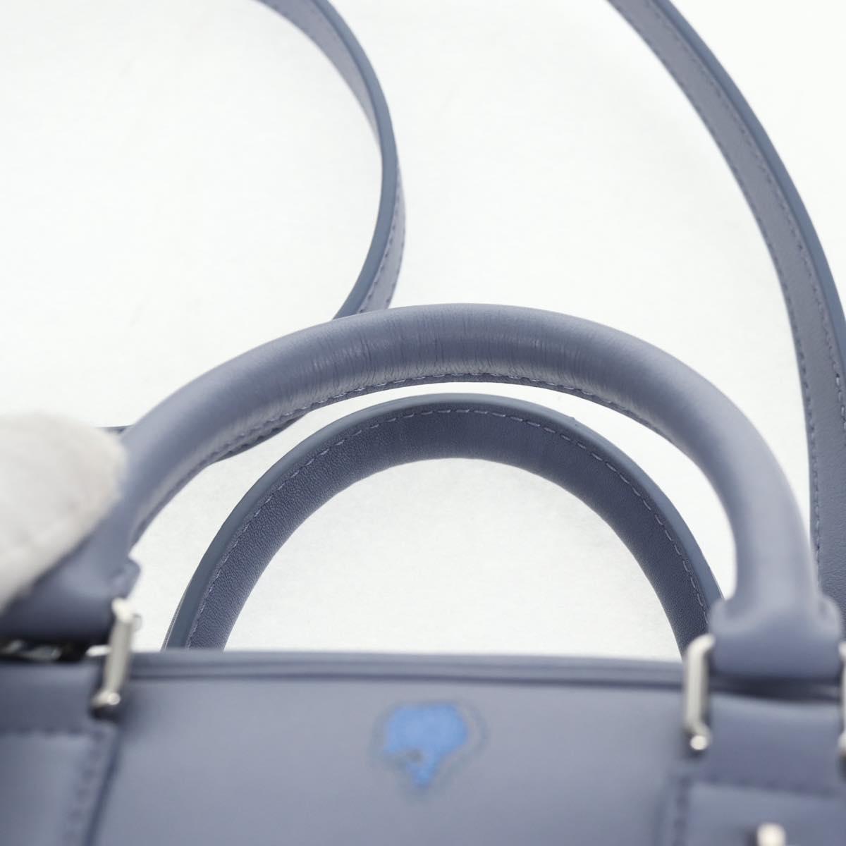 LOEWE Ghibli Howl's Moving Castle Amazona 16 Bag Leather 2way Blue Auth 128182M