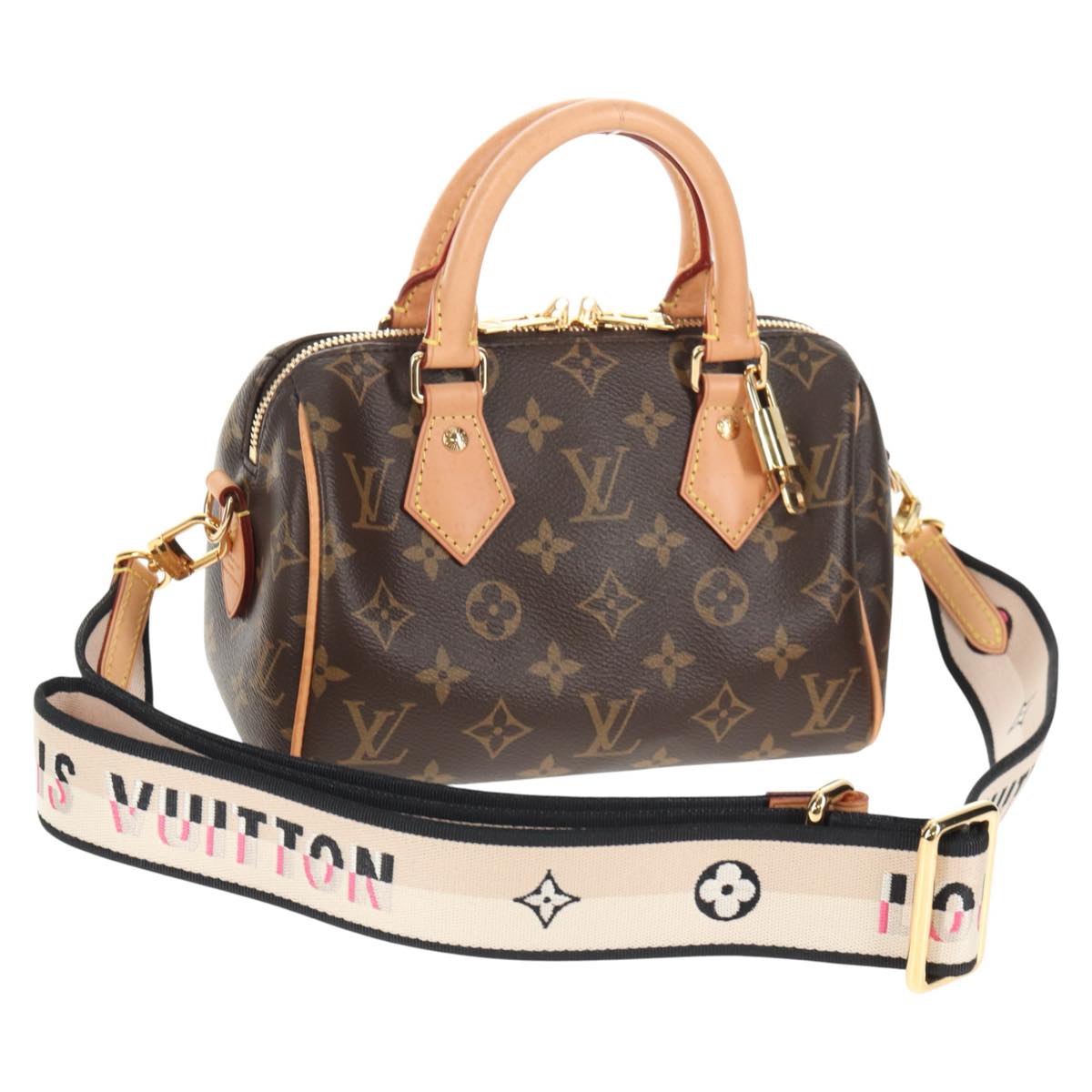 LOUIS VUITTON Monogram Speedy Bandouliere20 Hand Bag 2way M46234 LV Auth 128185M