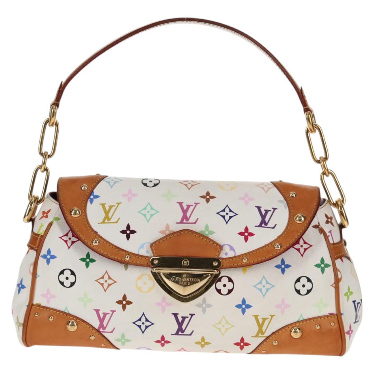 LOUIS VUITTON Monogram Multicolor Beverly MM Shoulder Bag M40203 Auth 128187A