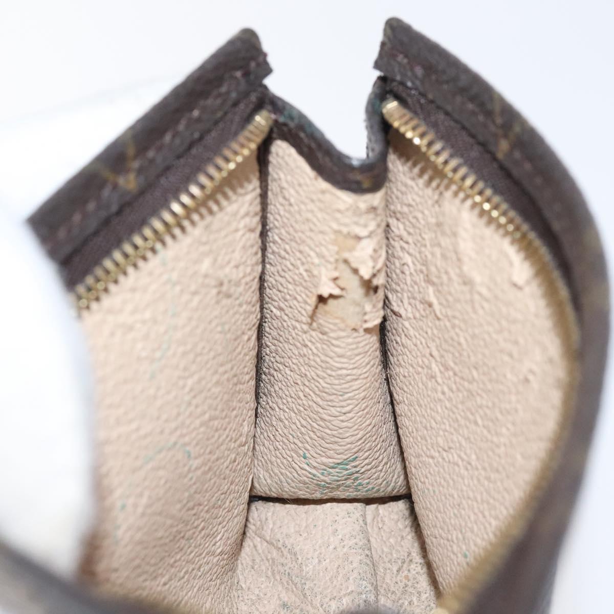 LOUIS VUITTON Monogram Poche Toilette 15 Pouch M47546 LV Auth 128258