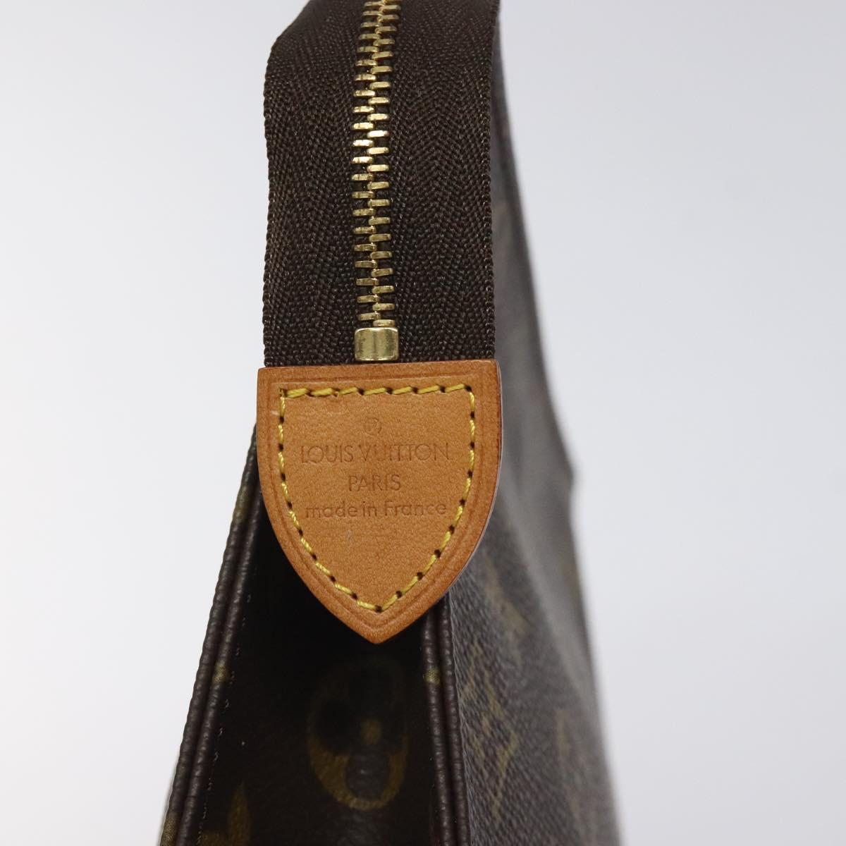 LOUIS VUITTON Monogram Poche Toilette 19 Pouch M47544 LV Auth 128259