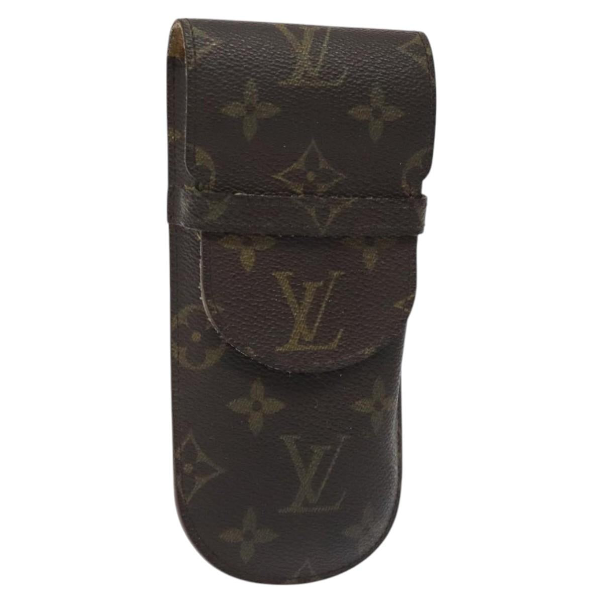 LOUIS VUITTON Monogram Etui Lunette Rabat Glasses Case M62970 LV Auth 128267