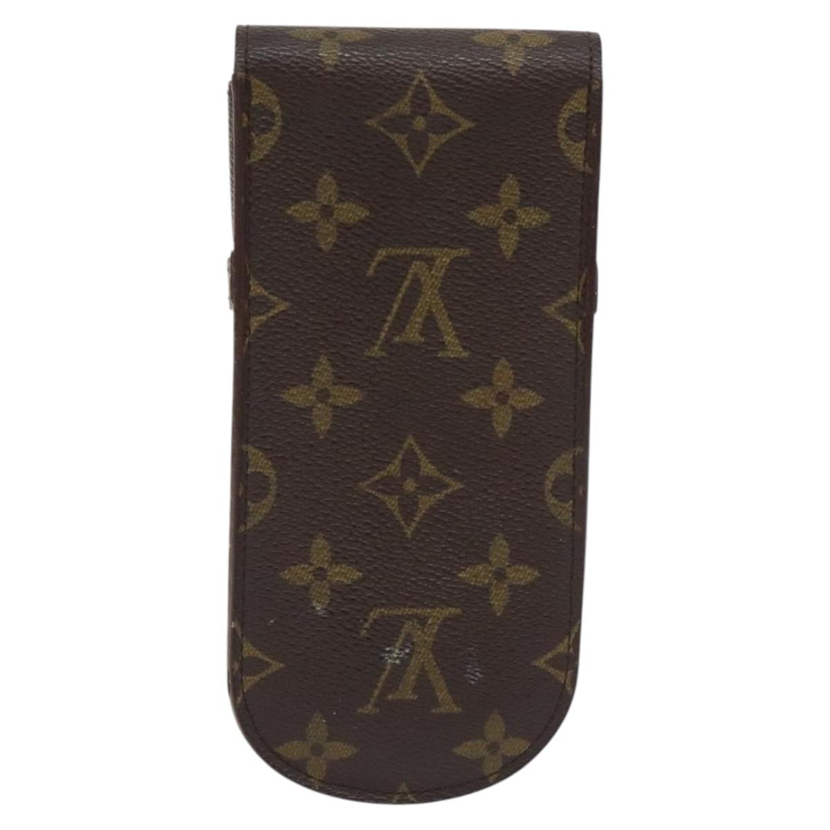 LOUIS VUITTON Monogram Etui Lunette Rabat Glasses Case M62970 LV Auth 128267