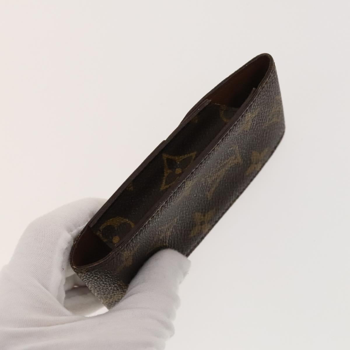 LOUIS VUITTON Monogram Etui Cigarette Case 2Set M63024 LV Auth 128272