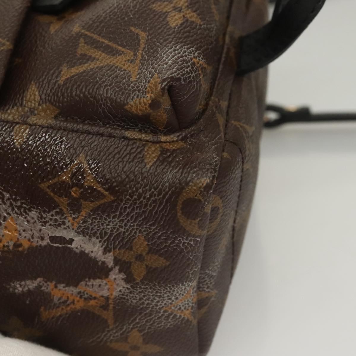 LOUIS VUITTON Monogram Palm Springs MINI Backpack M44873 LV Auth 128294