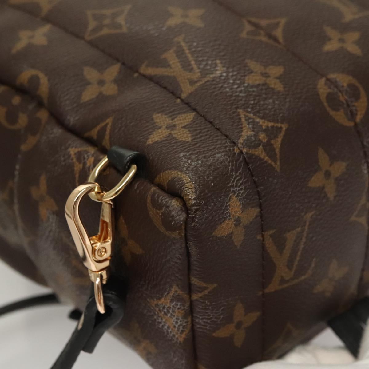 LOUIS VUITTON Monogram Palm Springs MINI Backpack M44873 LV Auth 128294