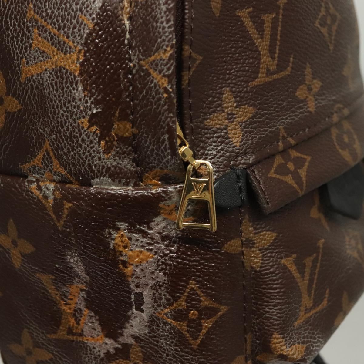 LOUIS VUITTON Monogram Palm Springs MINI Backpack M44873 LV Auth 128294