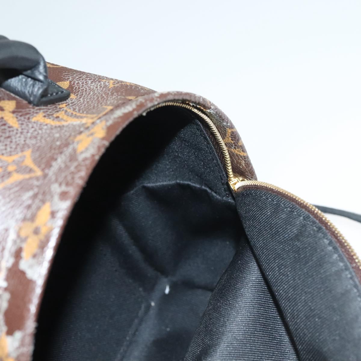 LOUIS VUITTON Monogram Palm Springs MINI Backpack M44873 LV Auth 128294