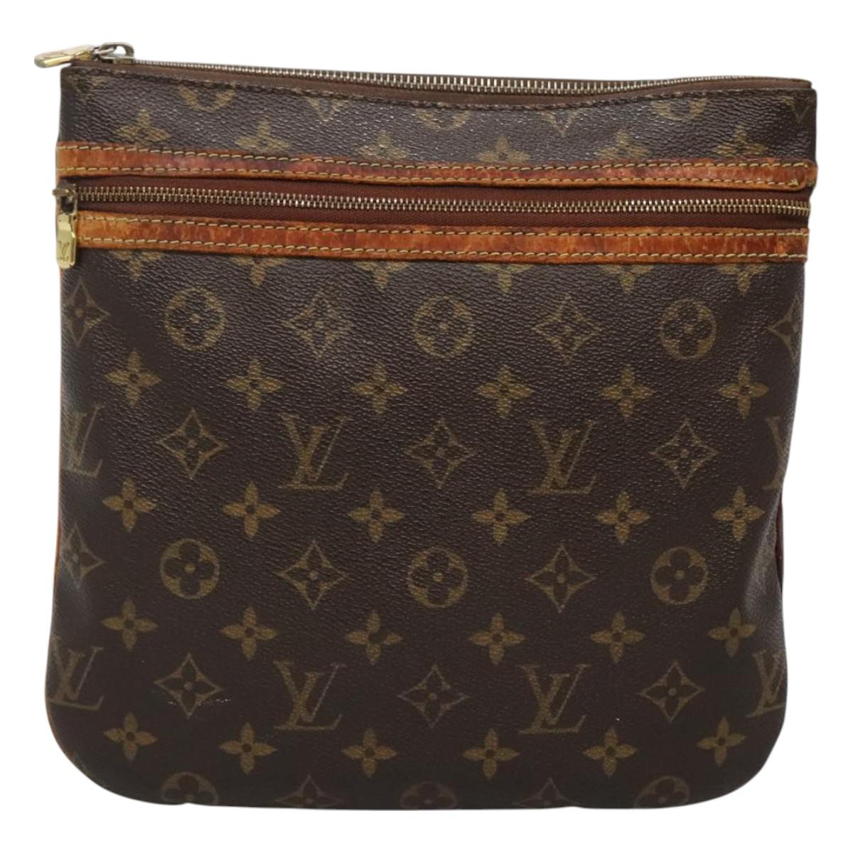 LOUIS VUITTON Monogram Pochette Bosphore Shoulder Bag M40044 LV Auth 128295
