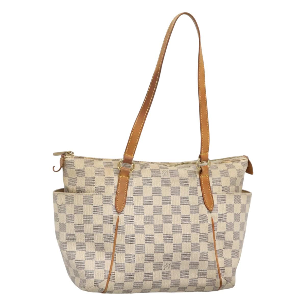 LOUIS VUITTON Damier Azur Totally PM Tote Bag N51261 LV Auth 128297