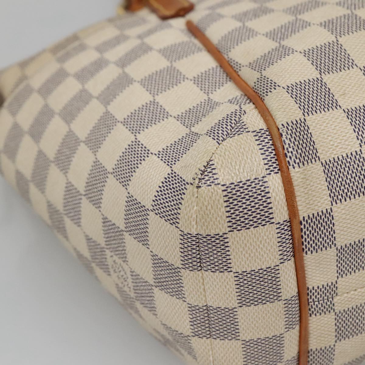 LOUIS VUITTON Damier Azur Totally PM Tote Bag N51261 LV Auth 128297