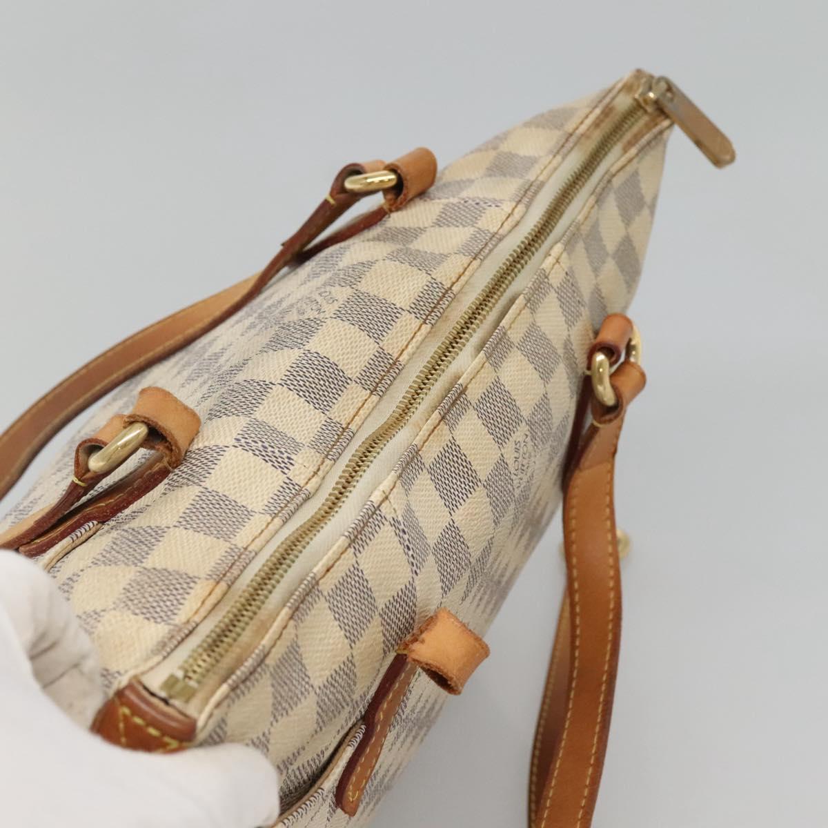 LOUIS VUITTON Damier Azur Totally PM Tote Bag N51261 LV Auth 128297