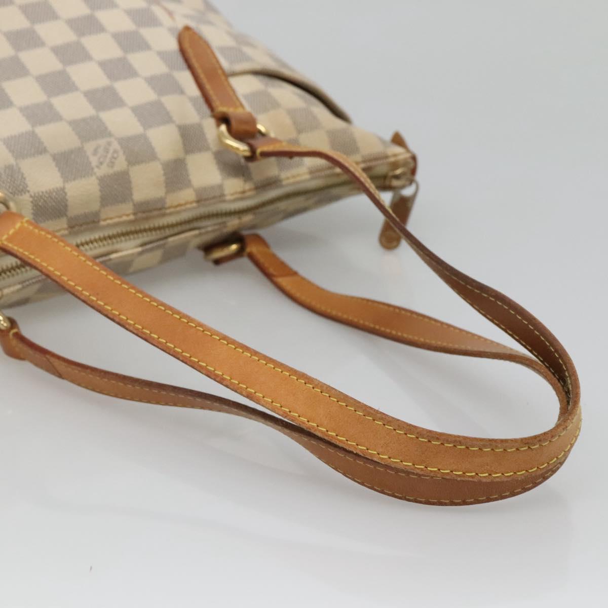 LOUIS VUITTON Damier Azur Totally PM Tote Bag N51261 LV Auth 128297
