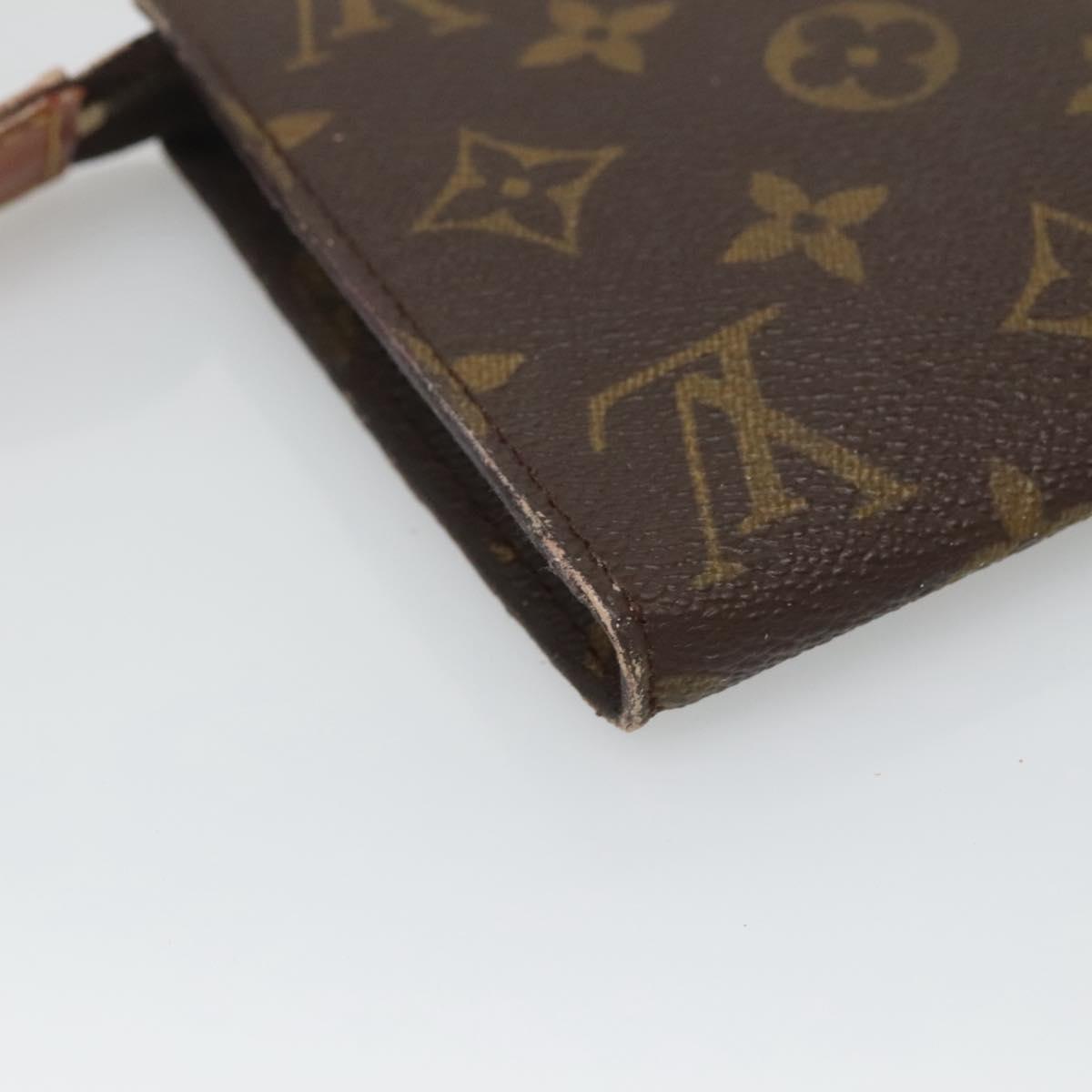 LOUIS VUITTON Monogram Bucket GM Accessory Pouch LV Auth 128304