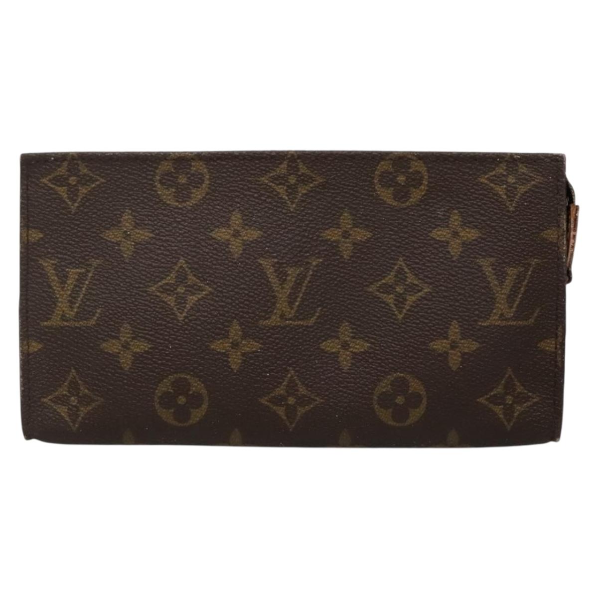 LOUIS VUITTON Monogram Bucket GM Accessory Pouch LV Auth 128304