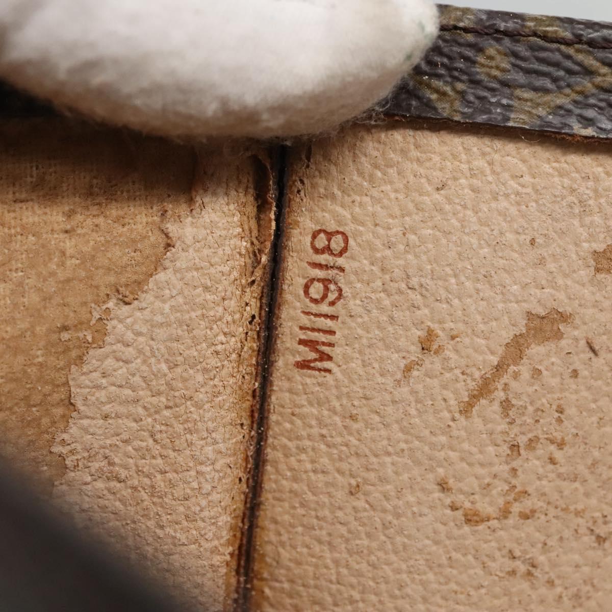 LOUIS VUITTON Monogram Sac Plat Hand Bag M51140 LV Auth 128308