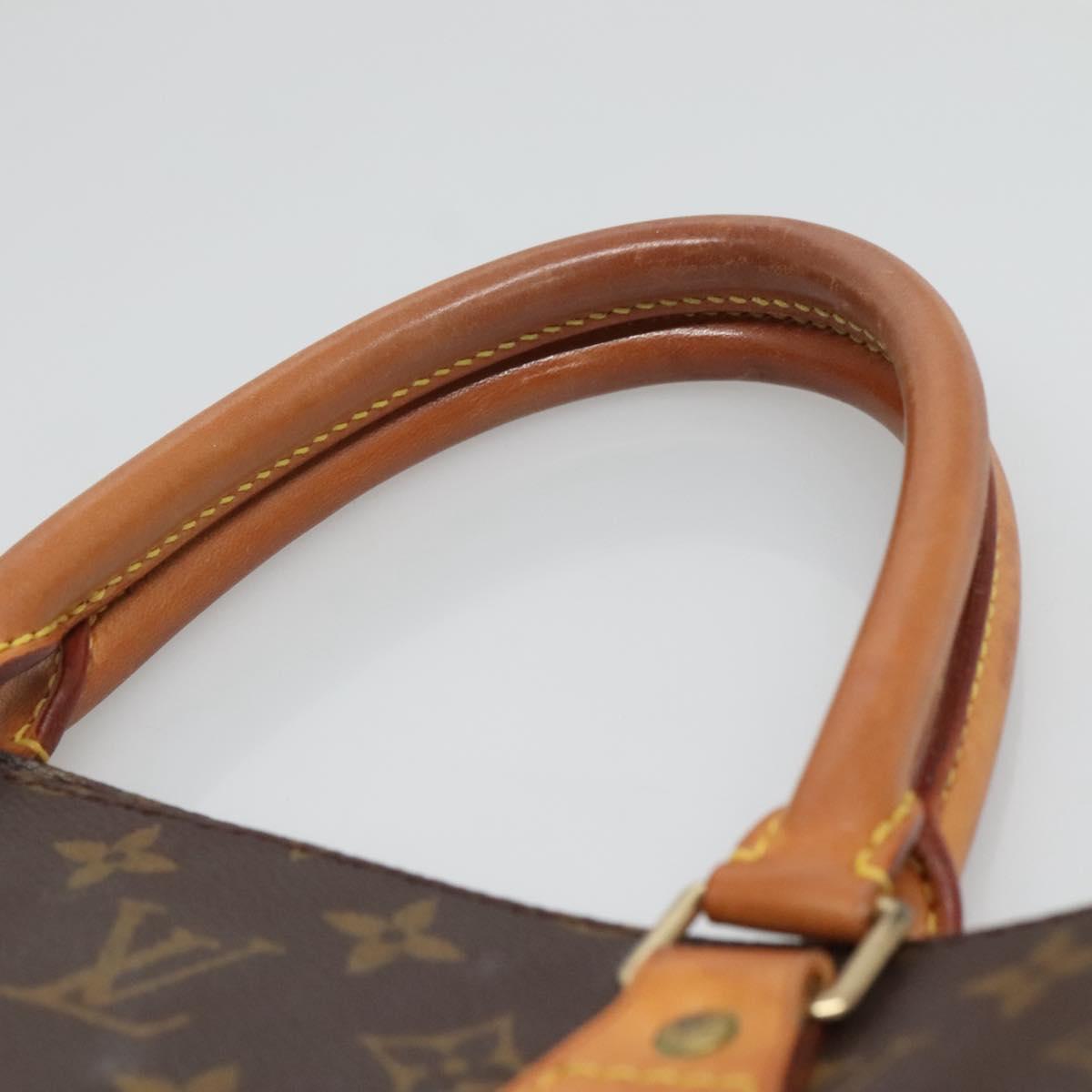 LOUIS VUITTON Monogram Sac Plat Hand Bag M51140 LV Auth 128308