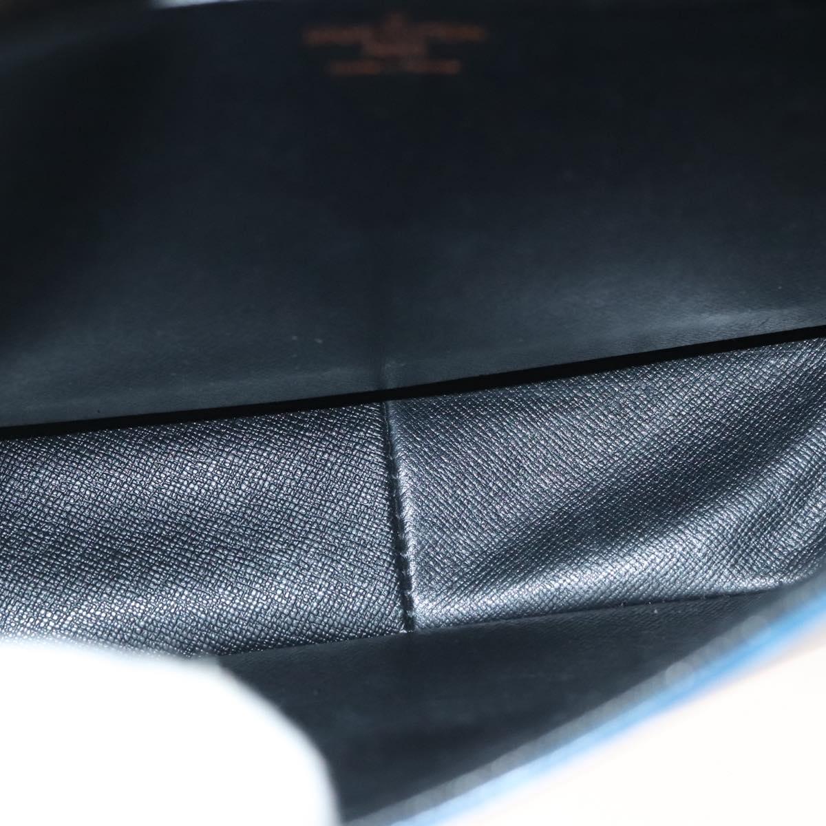 LOUIS VUITTON Epi Saint Cloud GM Shoulder Bag Toledo Blue M52195 LV Auth 128324