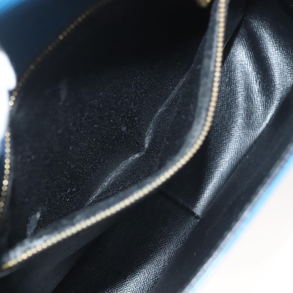 LOUIS VUITTON Epi Saint Cloud GM Shoulder Bag Toledo Blue M52195 LV Auth 128324