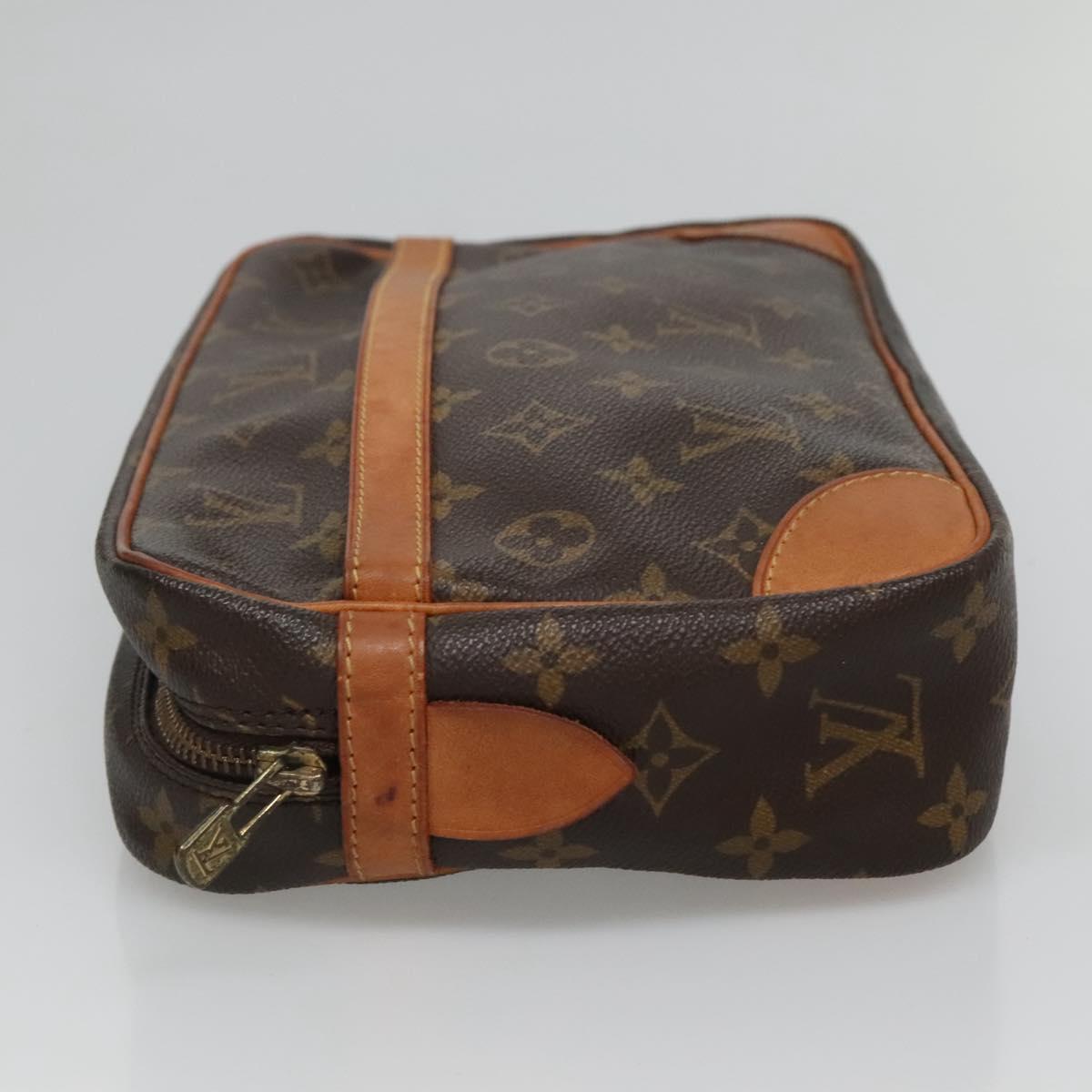 LOUIS VUITTON Monogram Compiegne 28 Clutch Bag M51845 LV Auth 128342