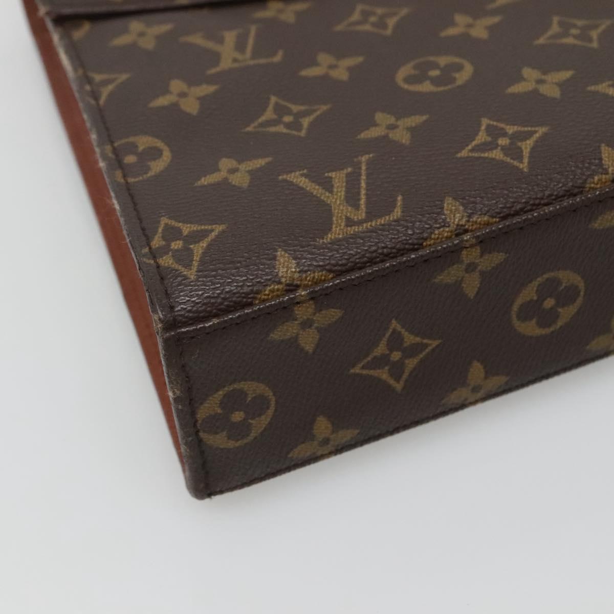LOUIS VUITTON Monogram Malesherbes Hand Bag M51379 LV Auth 128345