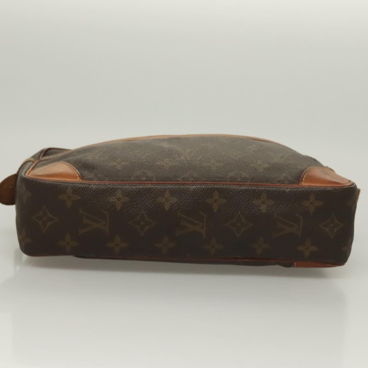 LOUIS VUITTON Monogram Compiegne 28 Clutch Bag M51845 LV Auth 128348