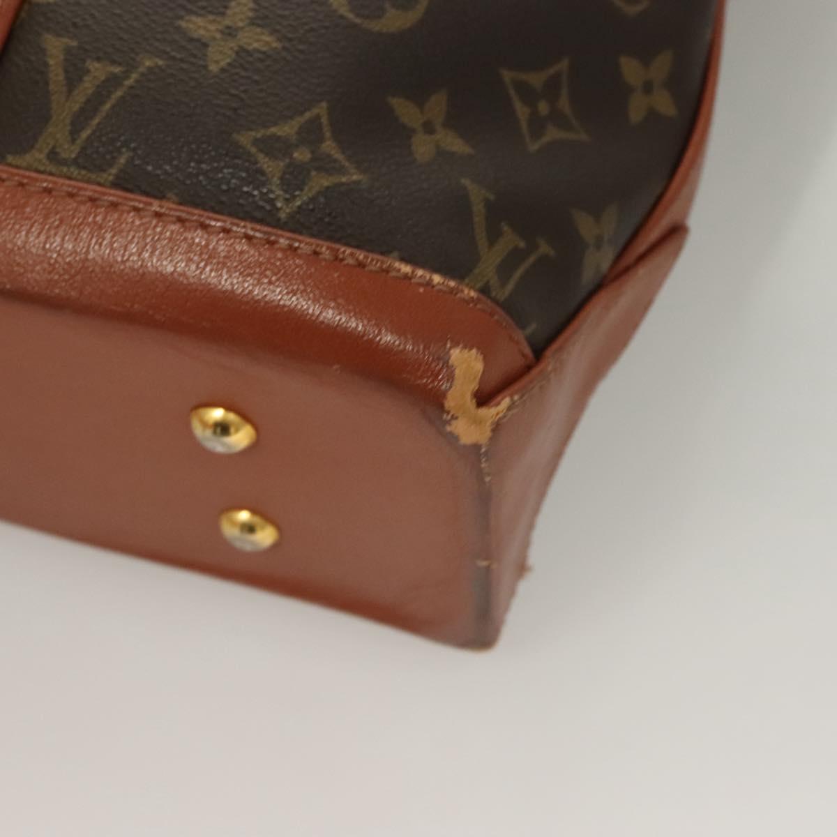 LOUIS VUITTON Monogram Sac Weekend PM Hand Bag M42425 LV Auth 128351