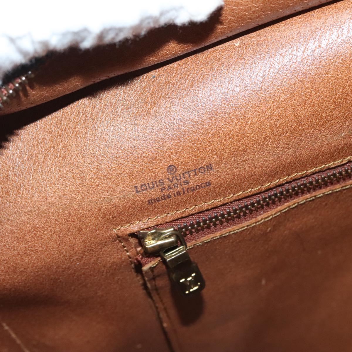 LOUIS VUITTON Monogram Sac Weekend PM Hand Bag M42425 LV Auth 128351