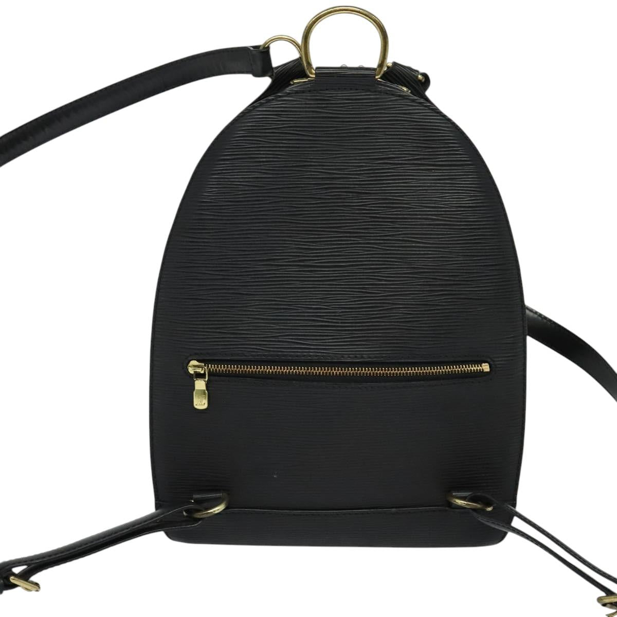 LOUIS VUITTON Epi Mabillon Backpack Black M52232 LV Auth 128353
