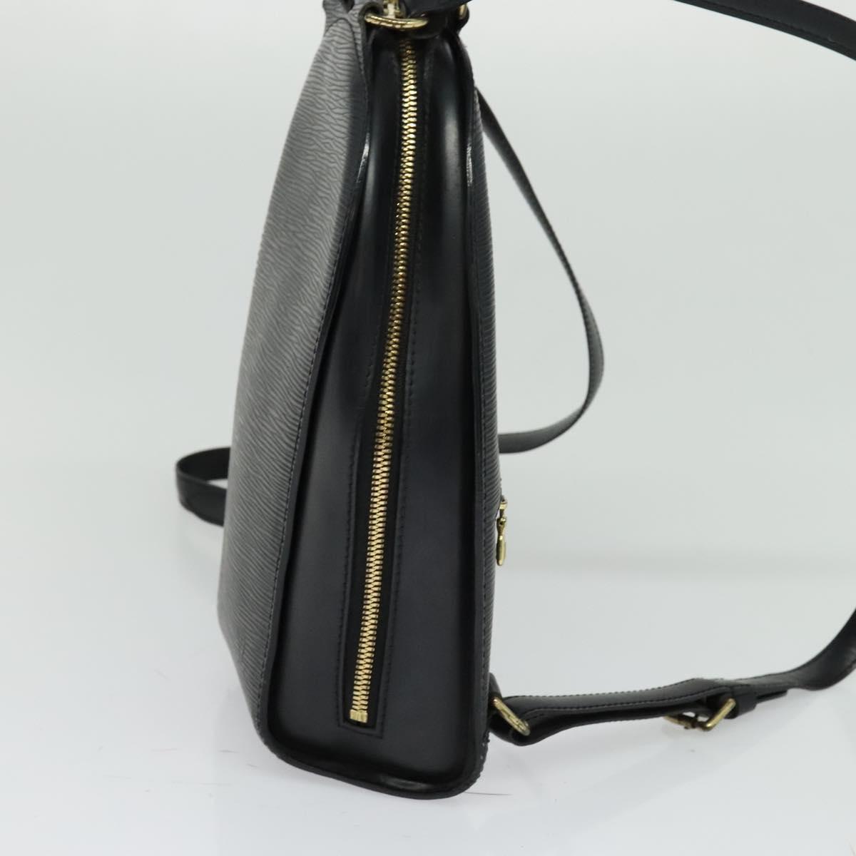 LOUIS VUITTON Epi Mabillon Backpack Black M52232 LV Auth 128353