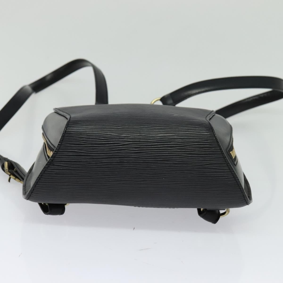 LOUIS VUITTON Epi Mabillon Backpack Black M52232 LV Auth 128353
