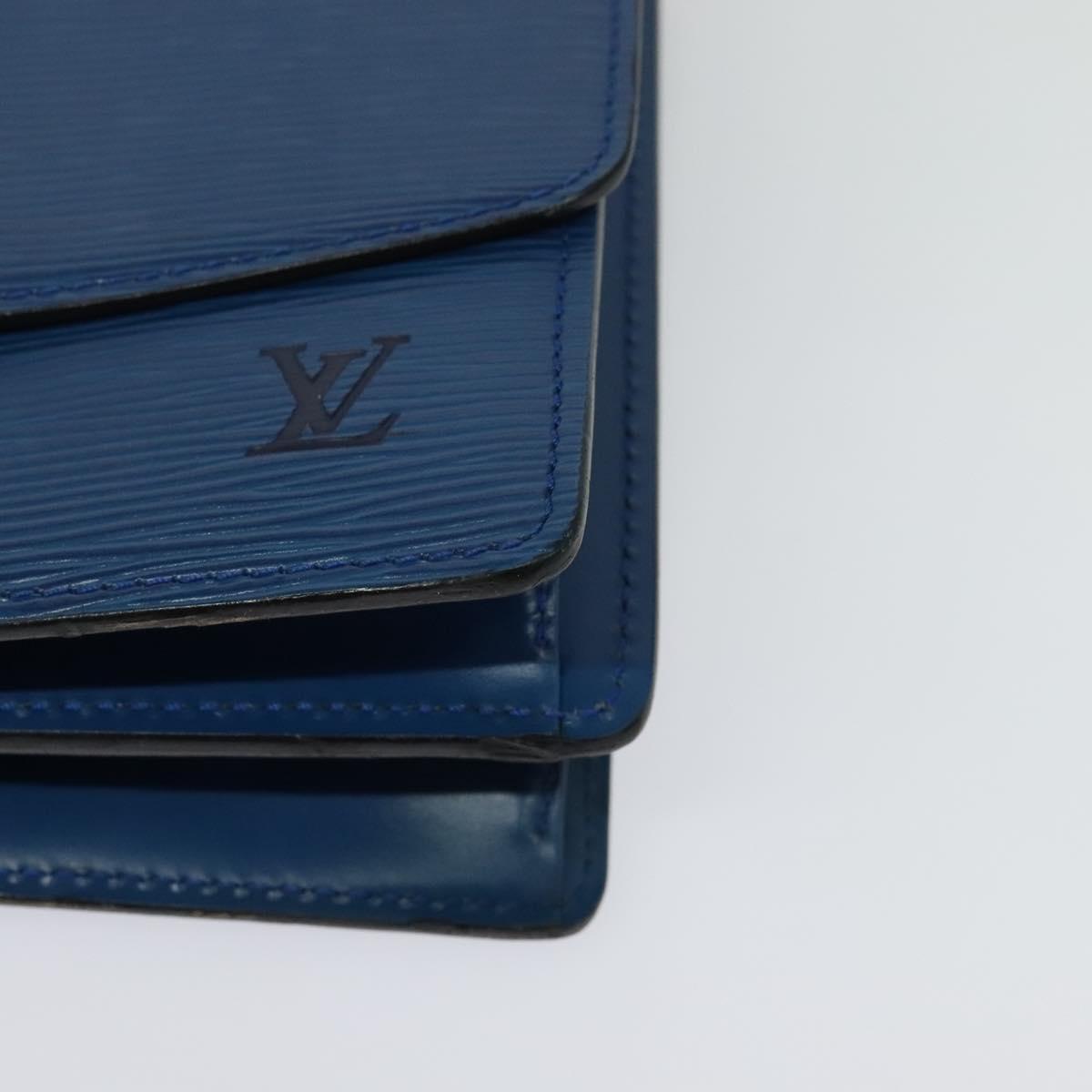 LOUIS VUITTON Epi Grenel Shoulder Bag Blue M52362 LV Auth 128369