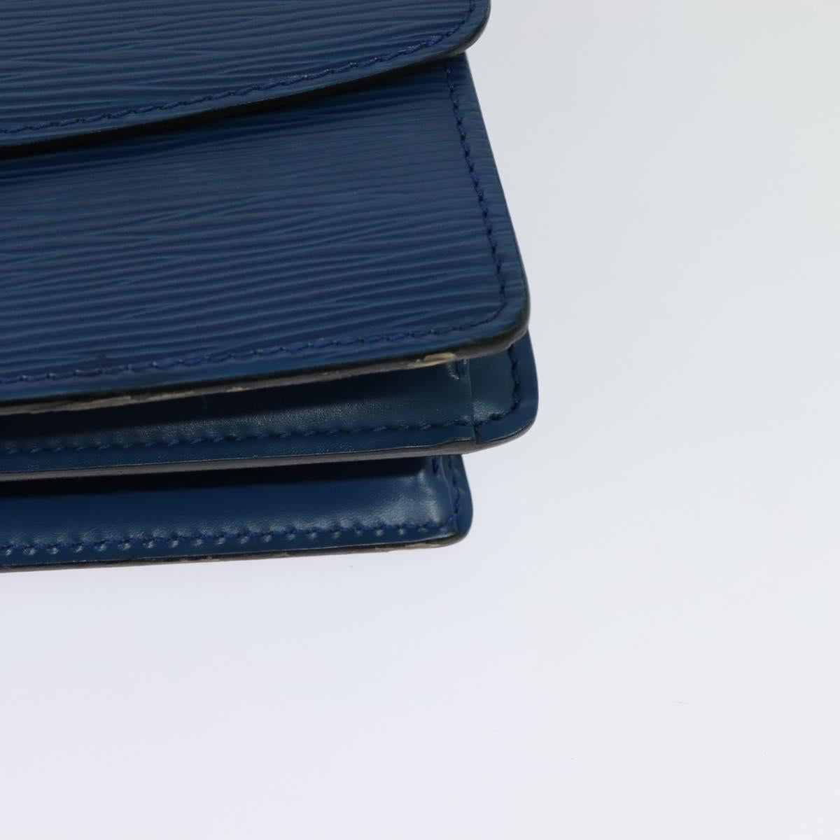 LOUIS VUITTON Epi Grenel Shoulder Bag Blue M52362 LV Auth 128369