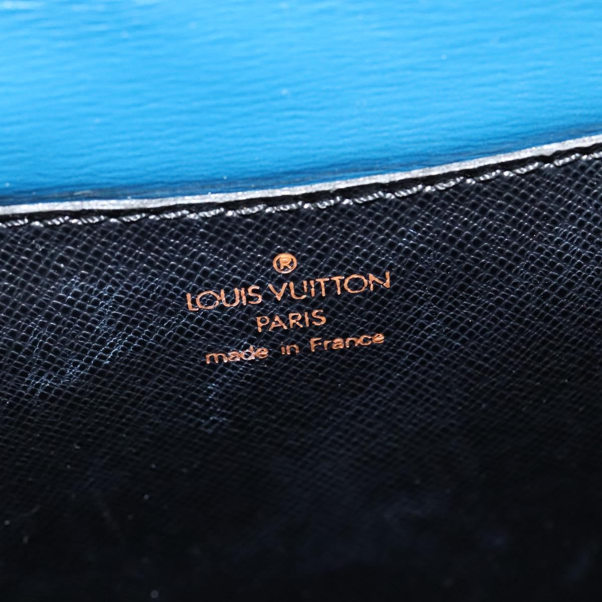 LOUIS VUITTON Epi Grenel Shoulder Bag Blue M52362 LV Auth 128369