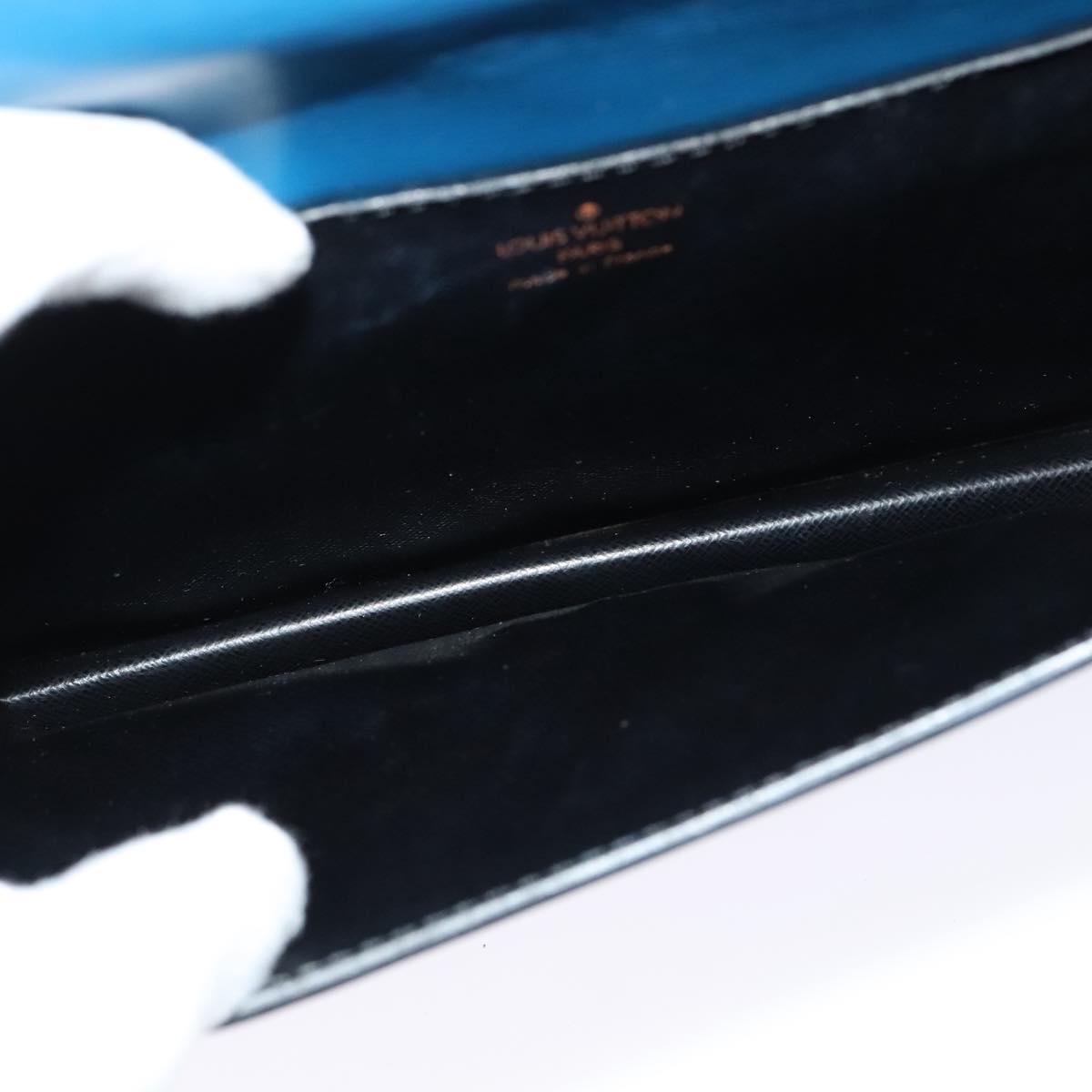 LOUIS VUITTON Epi Grenel Shoulder Bag Blue M52362 LV Auth 128369