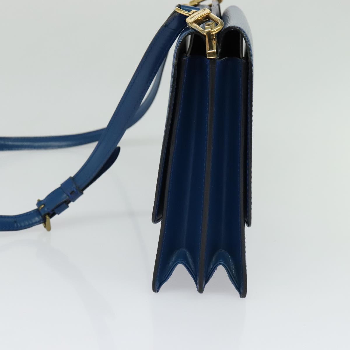 LOUIS VUITTON Epi Grenel Shoulder Bag Blue M52362 LV Auth 128369