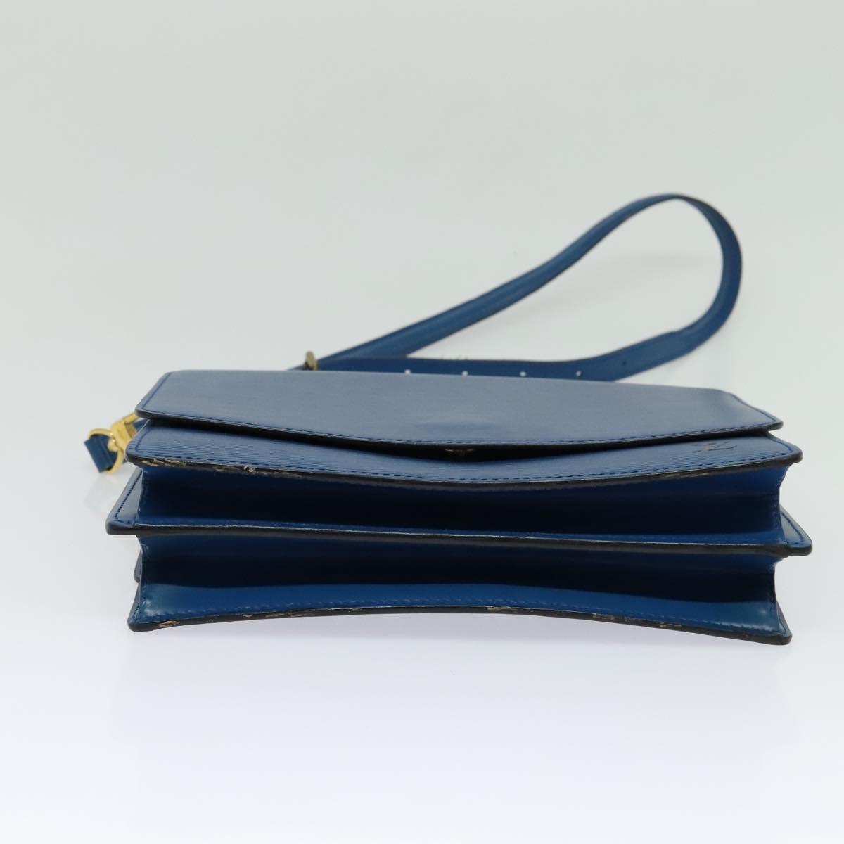 LOUIS VUITTON Epi Grenel Shoulder Bag Blue M52362 LV Auth 128369
