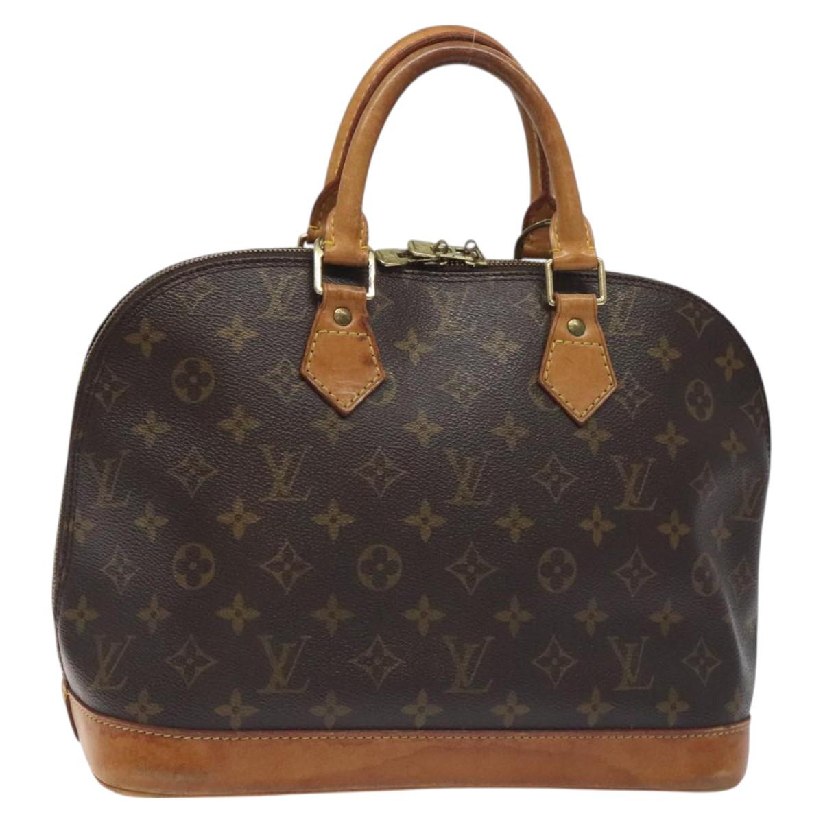 LOUIS VUITTON Monogram Alma Hand Bag M51130 LV Auth 128389